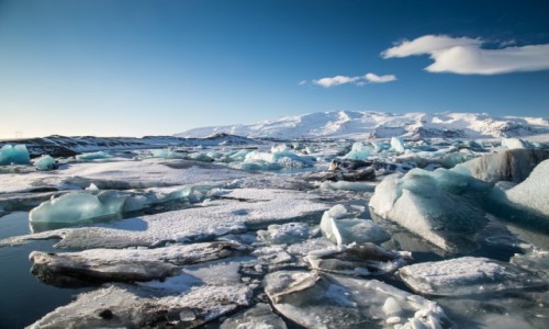 Zdjęcie ISLANDIA / Islandia południowa / Jokulsarlon / zimowa Islandia