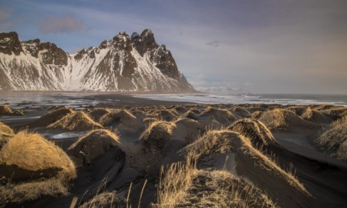 Zdjecie ISLANDIA / Islandia poudniowa / Vestrahorn / zimowa Islandia