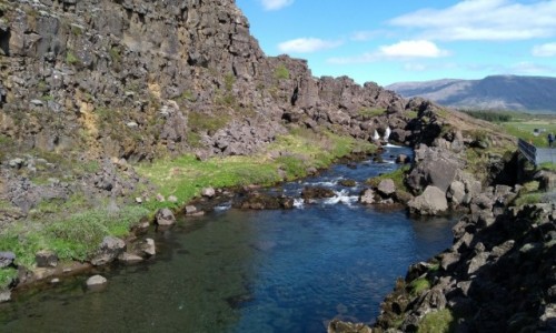 Zdjęcie ISLANDIA / Thingvellir / . / Strumyk