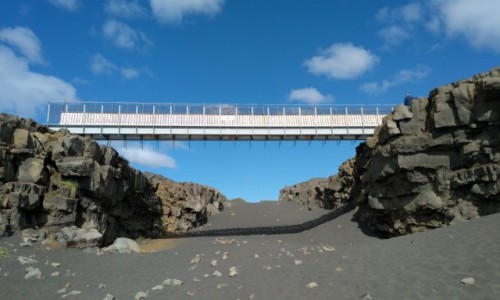 Zdjęcie ISLANDIA / Reykjanes / . / Most międzykontynentalny