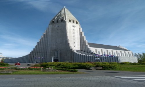 Zdjcie ISLANDIA / Reykjavik /  . / Katedra Hallgrimskirkja