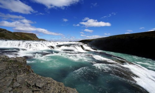 Zdjcie ISLANDIA / Kanyon na rzece Hvta / .Gullfoss / ywio