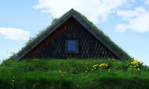 Zdjcie ISLANDIA / Skalholt / . / W zielonej oprawie