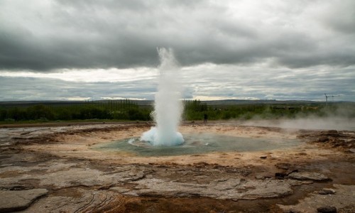 Zdjecie ISLANDIA / Okolice Reykjaviku / Pole termalne Geysir / Gejzer Strokkur