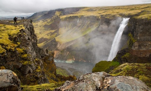 Zdjcie ISLANDIA / Poludnie wyspy / Wodospad Haifoss / Wodospad Haifoss