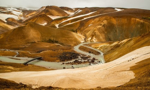 Zdjcie ISLANDIA / Poludnie wyspy / Region geotermalny Kerlingarfjoll / Kolorowe gry