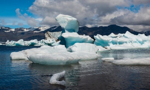 Zdjcie ISLANDIA / Poludnie wyspy / Zatoka Lodowcowa Jkulsrln / Zatoka lodowcowa