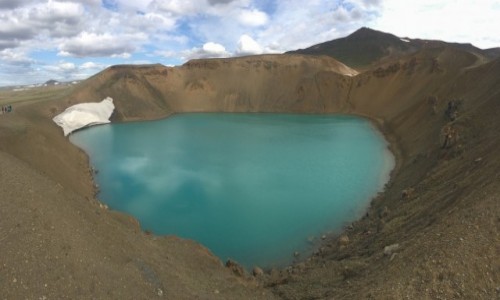 Zdjcie ISLANDIA / - / Wulkan Krafla / krater
