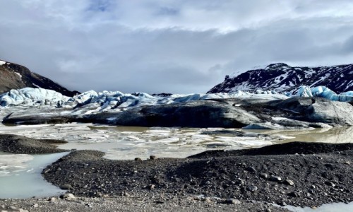 Zdjcie ISLANDIA / Islandia  / Fagurholsmyri / Gra lodowa 