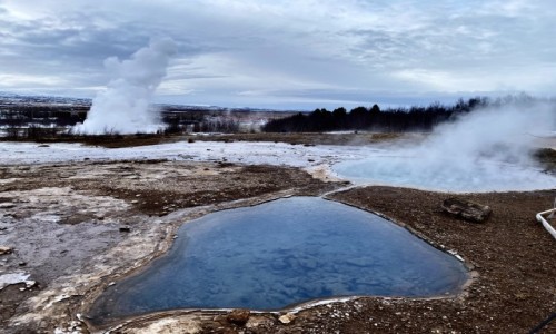 Zdjcie ISLANDIA / Islandia  / Geotermal Field  / Gorce rda 