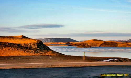 Zdjęcie ISLANDIA / Polnocna Islandia / Myvatn / Jezioro Myvatn