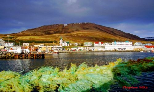 Zdjecie ISLANDIA / Polnocna Islandia / Husavik / Port w Husaviku