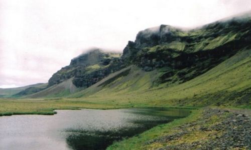 Zdjcie ISLANDIA / brak / nieopodal Skaftafell / mglisto