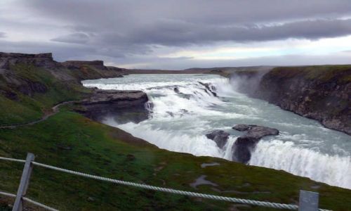Zdjcie ISLANDIA / Poudniowa Islandia / Wodospad Gullfoss / Gullfoss - 