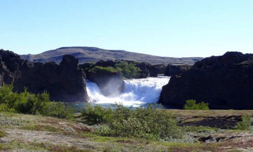 Zdjęcie ISLANDIA / Południowa Islandia / Wodospad Tangafoss_ /  Tangafoss