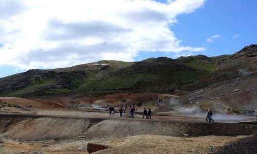 Zdjęcie ISLANDIA / Pd. Zach. Islandia / Pole geotermalne Seltun / Pole geotermalne Seltun