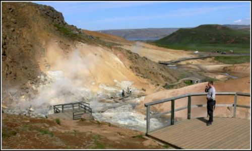 Zdjecie ISLANDIA / Reykjanes / Seltun / Gorace zrodla