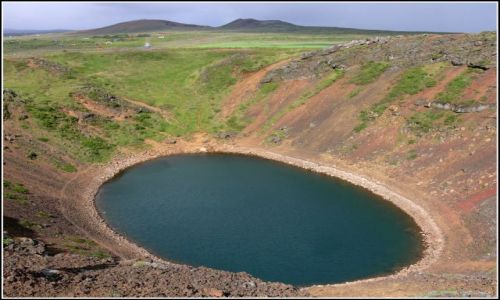 Zdjecie ISLANDIA / Reykjanes / Reykjanes / Krater Kerid