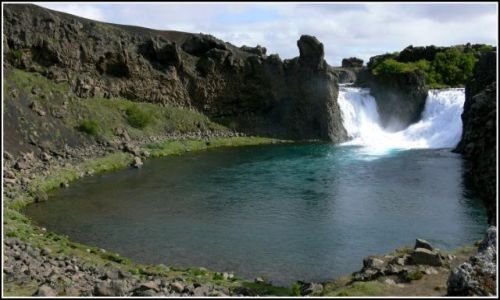 Zdjęcie ISLANDIA / Islandia poludiowo zachodnia / Islandia poludiowo zachodnia / Hjalparfoss