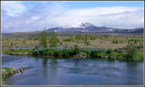 Zdjęcie ISLANDIA / Islandia poludiowo zachodnia / Islandia poludiowo zachodnia / Hekla w kapturze