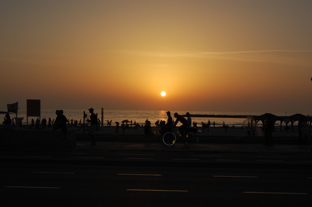 Zdjęcia: Tel Aviv, Izrael, Zaraz będzie ciemno , IZRAEL Zdjęcia: Tel Aviv, Izrael, Zaraz będzie ciemno , IZRAEL