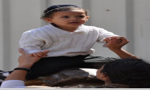 Zdjecie IZRAEL / - / Jerozolima / Mody Izraelczyk.