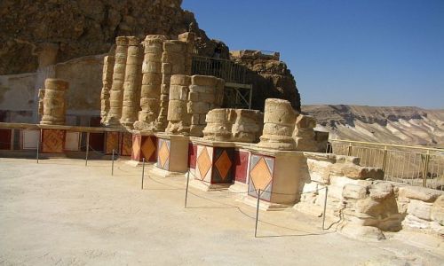 Zdjcie IZRAEL / Morze Martwe / Masada / twierdza Masada