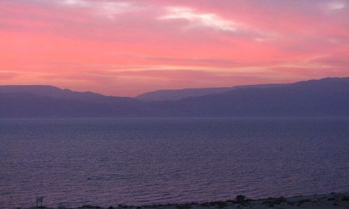 Zdjcie IZRAEL / Morze Martwe / Park Narodowy Ein Gedi / Wschd soca