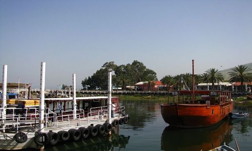 Zdjęcie IZRAEL / Galilea / kibutz Ein Gev / jezioro Genezaret