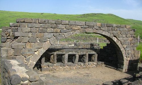 Zdjęcie IZRAEL / Galilea / Korazim / synagoga