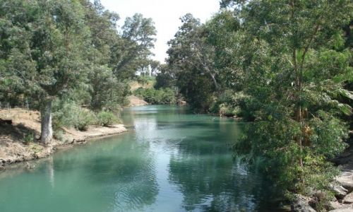 Zdjecie IZRAEL / - / RZEKA JORDAN / RZEKA JORDAN