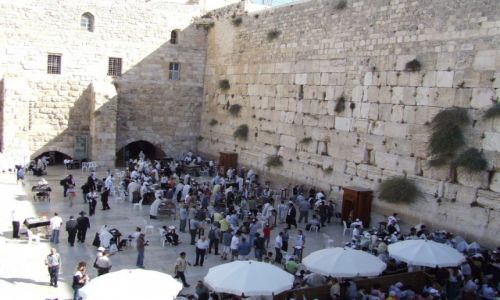 Zdjecie IZRAEL / Jerozolima / Jerozolima / synna ciana Paczu