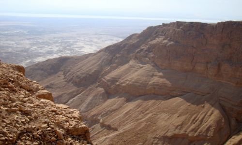 Zdjecie IZRAEL / Dolina Jordanu / Pustynia Judzka / Masada / Widok z Masady na Morze Martwe