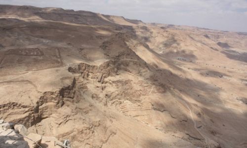 Zdjecie IZRAEL / Pustynia Judzka / Masada / Dawny obz Rzymian pod Masad