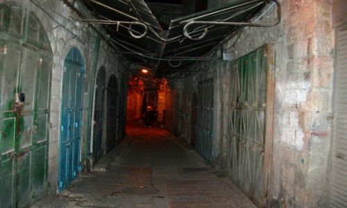 Zdjęcie IZRAEL / Jerozolima /   / Opustoszały bazar