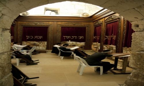 Zdjecie IZRAEL / Jerozolima / ha-Kotel ha-Maarawi / Study of Tora