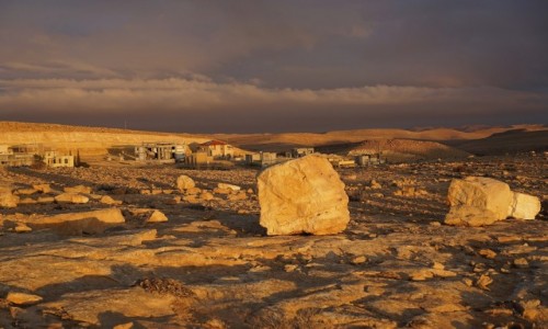 Zdjcie IZRAEL / Pustynia Negew / Mitzpe Ramon / O wschodzie