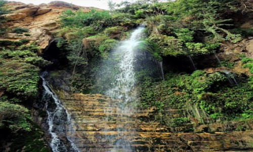 IZRAEL / Morze Martwe / Ein Gedi / Wodospad Davida