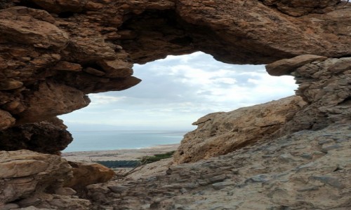 Zdjecie IZRAEL / Morze Martwe / Ein Gedi / Okno
