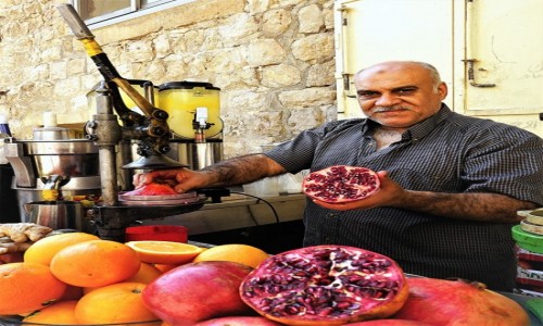 Zdjcie IZRAEL / Jerozolima / Dzielnica muzumaska / Sok z granatw