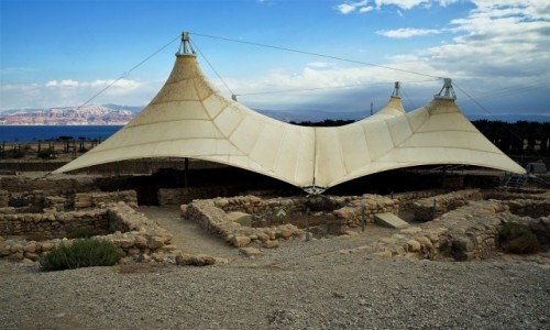 IZRAEL / Morze Martwe / Ein Gedi / Stanowisko archeologiczne