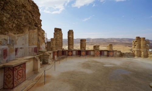 Zdjcie IZRAEL / Morze Martwe / Masada  / Ruiny paacu