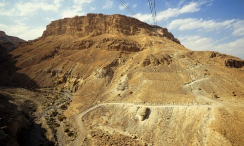 Zdjcie IZRAEL / Morze Martwe / Twierdza Masada / Mona pieszo, mona te kolejk