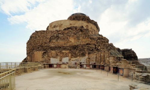 Zdjcie IZRAEL / Morze Martwe / Masada / Dolny taras