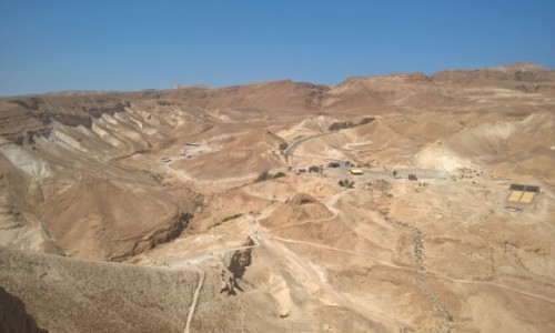 Zdjcie IZRAEL / Pustynia Judzka / Masada / Widok z Masady na Pustyni Judzk