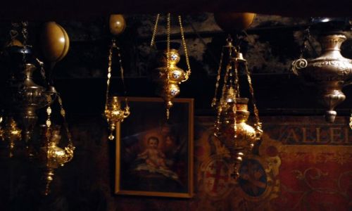 Zdjecie IZRAEL / Betlejem / Bethlem / w zlobku jezusowym 