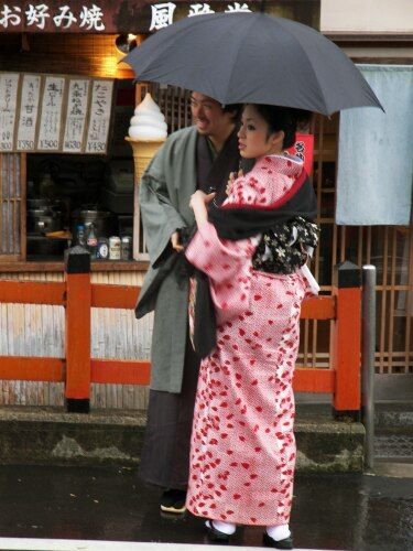 Zdjęcia: Kioto, Kensai, dobrana para, JAPONIA Zdjęcia: Kioto, Kensai, dobrana para, JAPONIA