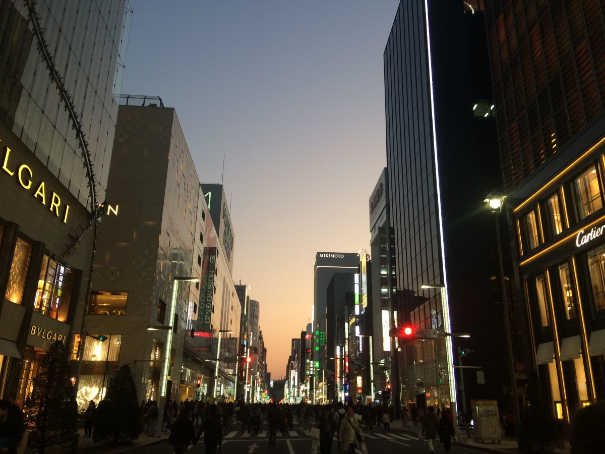 Zdjęcia: Tokio, Ginza, ZACHÓD SŁOŃCA , JAPONIA Zdjęcia: Tokio, Ginza, ZACHÓD SŁOŃCA , JAPONIA