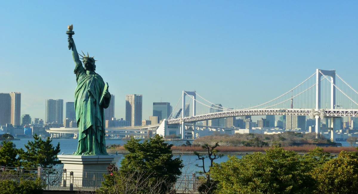 Zdjęcia: Odaiba, Tokio, Wolność, JAPONIA Zdjęcia: Odaiba, Tokio, Wolność, JAPONIA