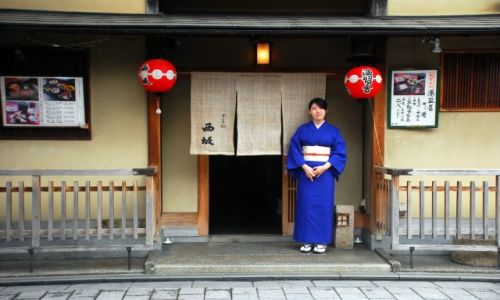 Zdjecie JAPONIA / Kioto  / Dzielnica Gejsz / wejdz na sake
